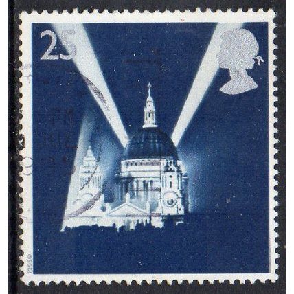 GB 1995 Europa - Peace & Freedom - St Paul's and Searchlights 25p Used