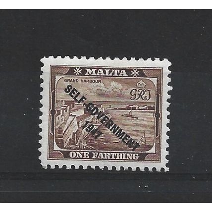Malta.SG234 1/4d Grand Harbour,Valletta.Mounted Mint.Apr25g