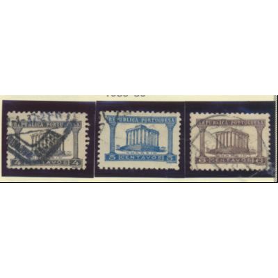 Portugal Stamps Scott #561 To 563, Used