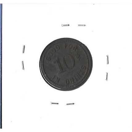 RI Trade Token FRANKS CAFE 10 CENTS