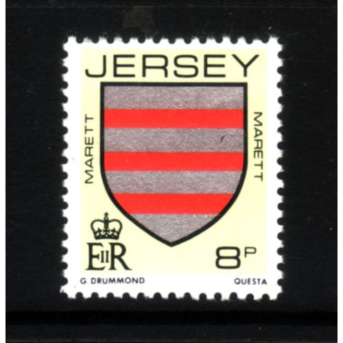 JERSEY 1981 SG 257 8p MARETT ARMS U/M MINT #