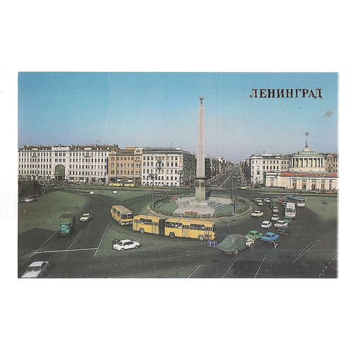 5 x LENINGRAD, ST. PETERSBURG, RUSSIA unused postcards 1987 vgc ( b ) =