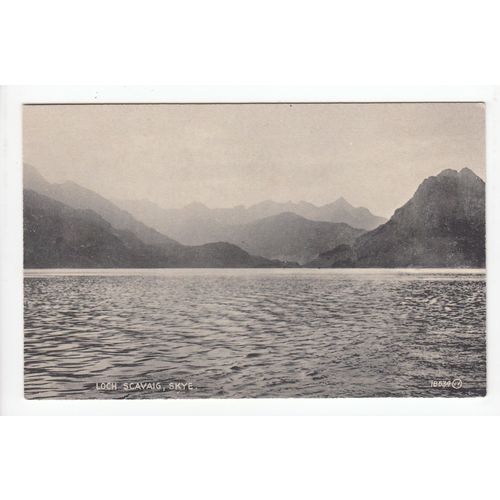 Loch Scavaig Isle of Skye Postcard Local Publisher D Macintyre
