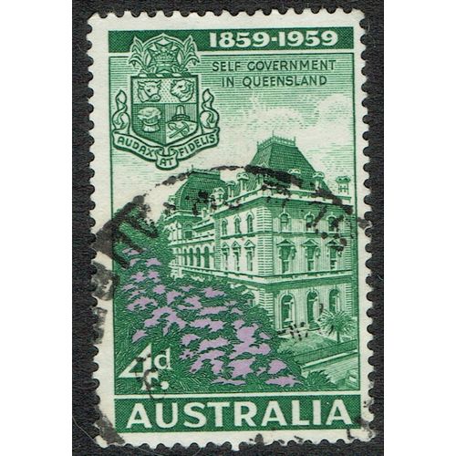 Australia 1959 Centenary of Self Government 4d Lilac and Green SG332 FU