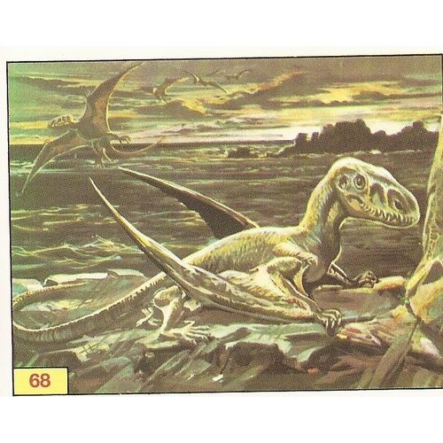 Panini's Dinosaurs Sticker Collection - Sticker No. 68