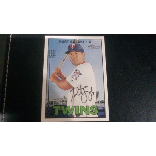 2016 Topps Heritage Card # 627 Kurt Suzuki Mint (9) Minnesota Twins