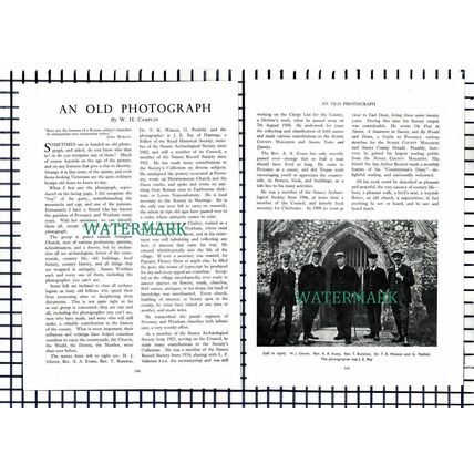 (8167) Arlington Church Glover Westham Bunston Penfold Pevensey - 1950 Article