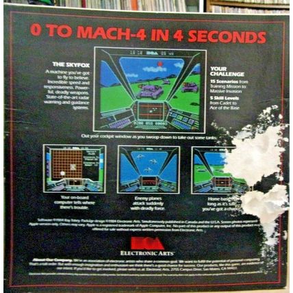 Ray Tobey's SkyFox-Electronic Arts-1985