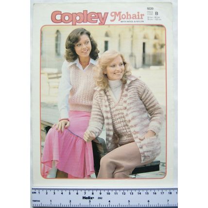 1978 Copley 9220 mohair slipover & cardigan