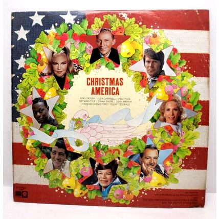 Christmas America LP Vinyl Record DEAN MARTIN / BING CROSBY / NAT KING COLE (P7)