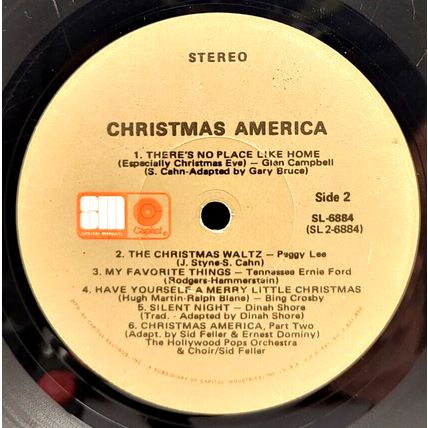 Christmas America LP Vinyl Record DEAN MARTIN / BING CROSBY / NAT KING COLE (P7)