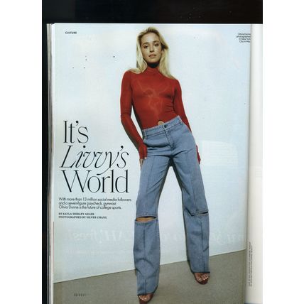 Elle Magazine August 2023 Fashions Next Wave IMAAN HAMMAM Cover LIVVY DUNN NEW