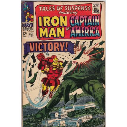 Tales of Suspense 83 - 1966 - Kirby - Fine/Very Fine REDUCED PRICE