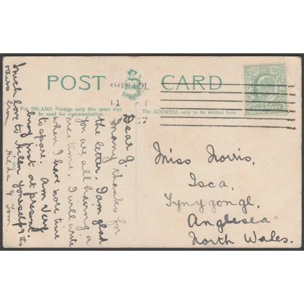 Interior, Bristol Cathedral, 1907 - Hartmann Postcard