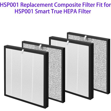 Total Purify (2 set) Filters Compatible with HSP001 Smart HEPA Air Purifier