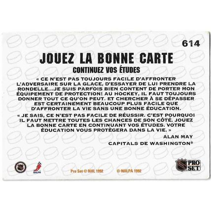 Allan May - Washington Capitals - Pro Set French
