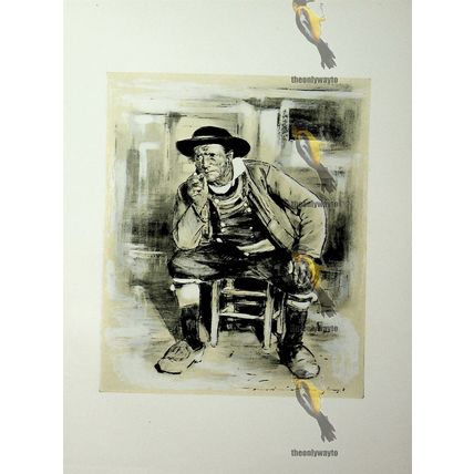 Breton Peasant, Brittany, France, Menpes, Book Illustration (Print), 1903