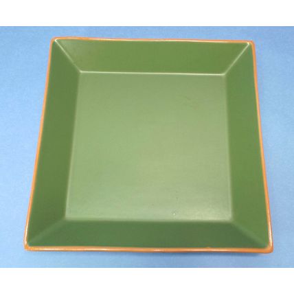 3 WSP Casa Verde Terra Cotta 18" Oval Serving Platter Tableware Green Portugal