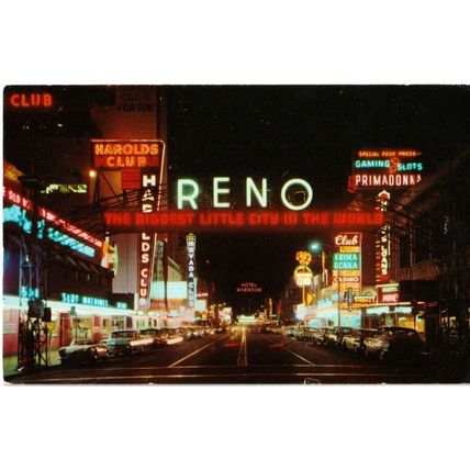 Virginia Street - Reno - Nevada - USA - Postcard