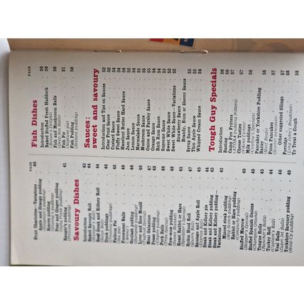 Vintage 1960 Tough Guy Grub Recipe Book
