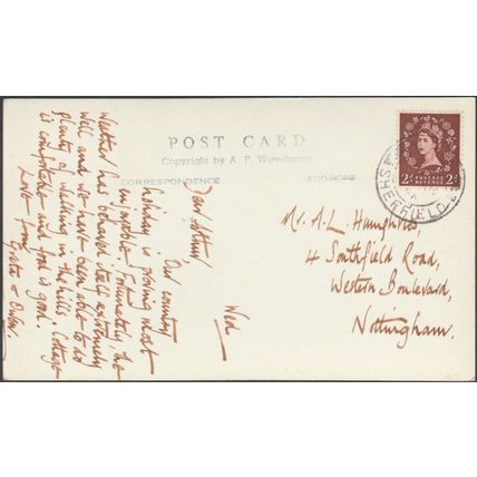 Grindslow Knoll, Derbyshire, 1956 - Waterhouse RP Postcard