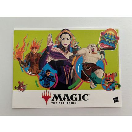 New Hasbro Magic the Gathering Promo Postcard
