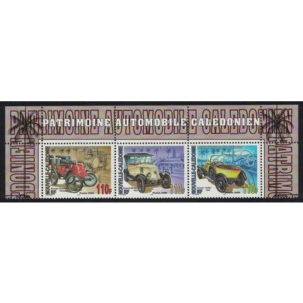 New Caledonia Vintage Cars Top Strip of 3v 2006 MNH SG#1371-1373 MI#1384-1386