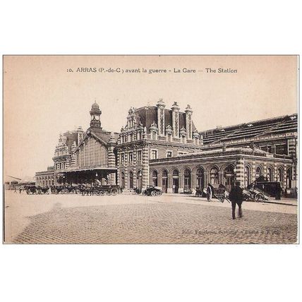 62 - Arras - avant guerre - la gare