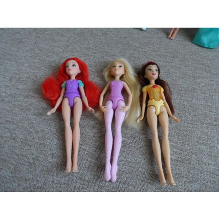 11 x Disney Dolls Inc Elsa Jasmine Tangled Ariel Belle Pocahontas