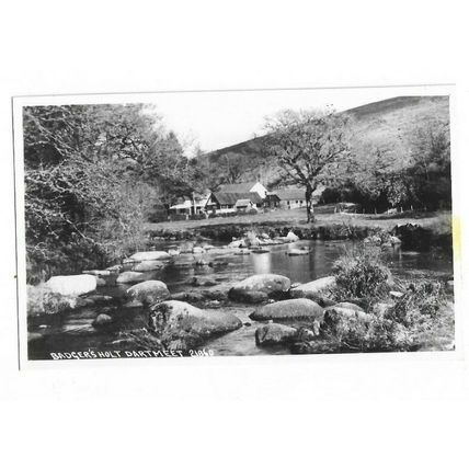 Badger's Holt, Dartmeet, Devon, RP Postcard.