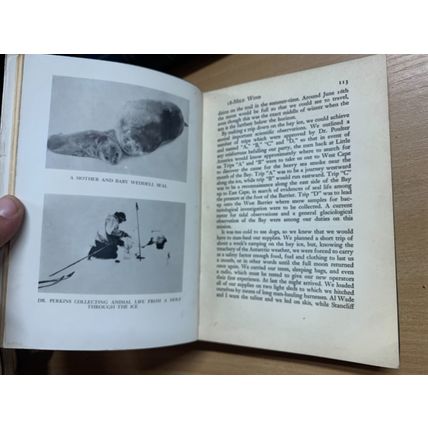 RARE* 1936 1ST EDITION PAUL SIPLE "SCOUT TO EXPLORER" BYRD ANTARCTIC BOOK (T4)