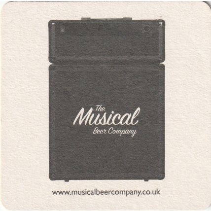 BEER MAT - MUSICAL BEER COMPANY (WATLEDGE) - (Cat No 001) - (2020)