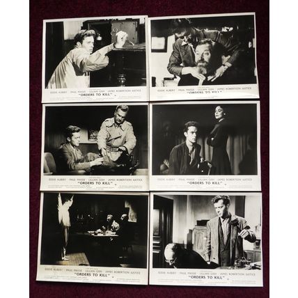 ORDERS TO KILL (1958) UK FOH / Lobby card ***Eddie Albert, Paul Massie***