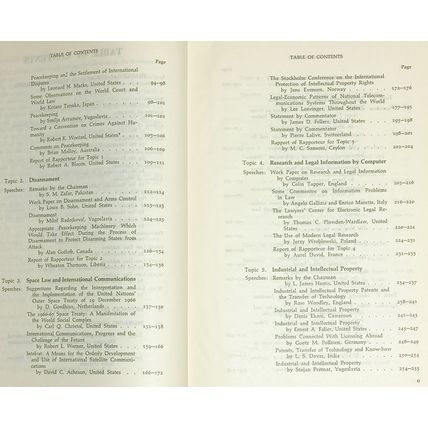 World Peace Through Law. The Geneva World Conference Book **Switzerland 1969**