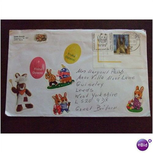 2004 Germany Halle Market Church Cover WWF Panda stamps