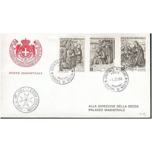 Sovrano Militare Ordine Di Malta FDC - 1st Dec 1969