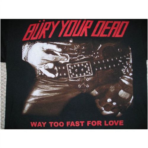 Bury Your Dead World Tour 1986 Concert Tee Shirt Men's Medium