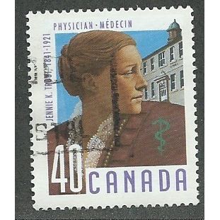 CAN 1991 40c ' MEDICAL PIONEERS - TROUT' FINE USED (EBID38-838)