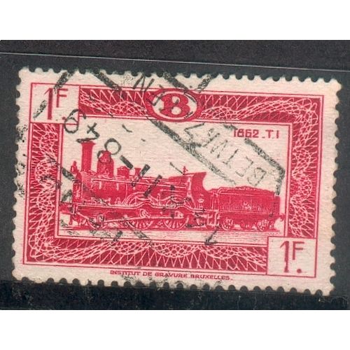 Belgium stamps 1949 - Parcelpost- 1f carmine - Locomotive 1867 - used