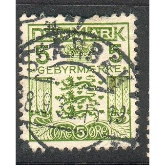 Denmark stamps 1926 - 5ore Special Fee Stamp - used