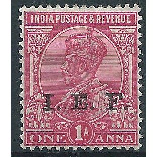 Indian Expeditionary Force (IEF) 1914 E3 1a Aniline Carmine Mounted Mint . ..