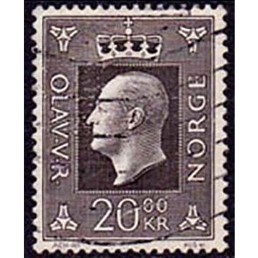 Norway 1969 King Olav 20k Used Stamp
