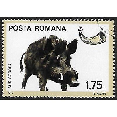 Mi 3369: 1 L. 75 multicoloured Game Animals: Wild Boar
