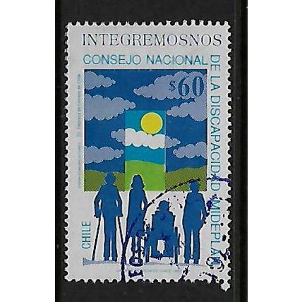 CHILE 1992 60p NATIONAL COUNCIL FOR THE HANDICAPPED PEOPLE SG 1454 FINE USED