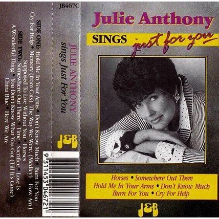 JULIE ANTHONY SINGS JUST FOR YOU - 1991 - 14 TRACK CD AUSTRALIA - LIKE NEW