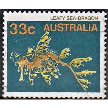 AUSTRALIA,1985 33c Leafy Sea-Dragon, SG 926 (Scott #909), fine used