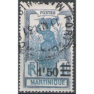 MARTINIQUE N° 116 YVERT OBLITERE ( USED )