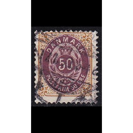 DÄNEMARK DANMARK [1875] MiNr 0030 II Y A c ( O/used )