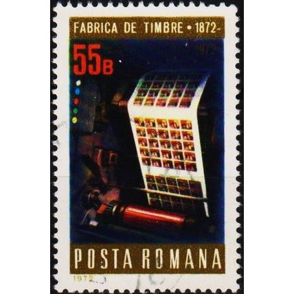 Romania. 1972 55b S.G.3921 Used