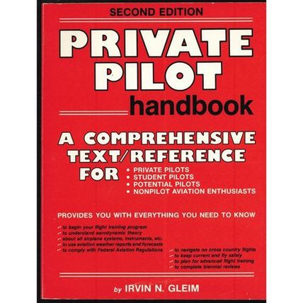 PRIVATE PILOT handbook 1988 FREE Shipping